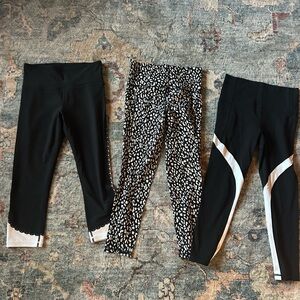 Athleta Elation & Salutation Legging Bundle, Small